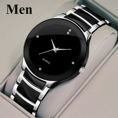 Classic Stainless Steel Analog Watch for Men & Women