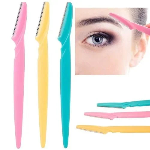 Tinkle Eyebrow & Facial Razor with Safety Cover (3-Pack)