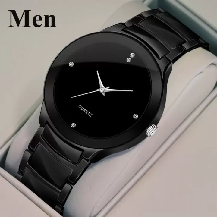 Classic Stainless Steel Analog Watch for Men & Women