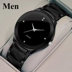 Classic Stainless Steel Analog Watch for Men & Women