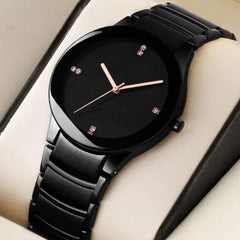 Classic Stainless Steel Analog Watch for Men & Women