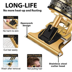 T9 Professional Hair Trimmer for Men | Rechargeable & Cordless