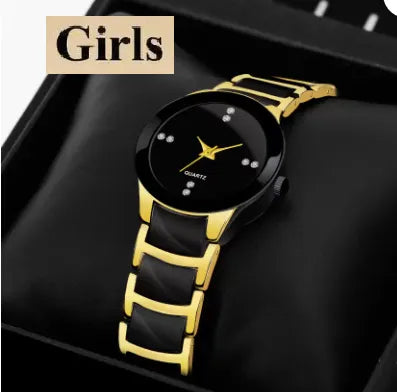 Classic Stainless Steel Analog Watch for Men & Women