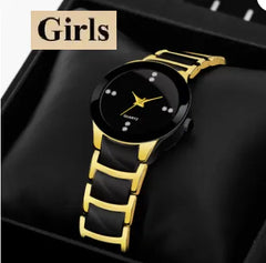 Classic Stainless Steel Analog Watch for Men & Women