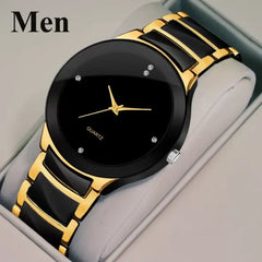 Classic Stainless Steel Analog Watch for Men & Women